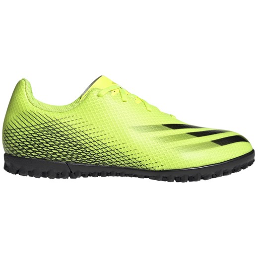 Buty piłkarskie adidas X Ghosted.4 Tf żółto-czarne FW6917 40 promocja ButyModne.pl