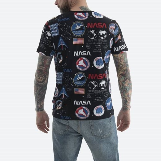 Koszulka męska Alpha Industries NASA AOP T-Shirt 116503 03 S sneakerstudio.pl