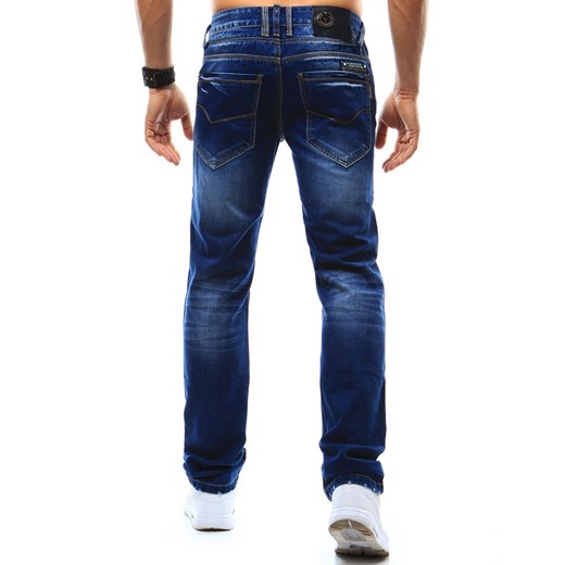 Spodnie jeansowe męskie niebieskie (ux0897) Dstreet 29 DSTREET wyprzedaż