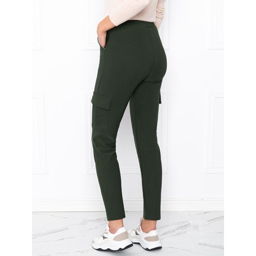 Zielone spodnie damskie Edoti.com 