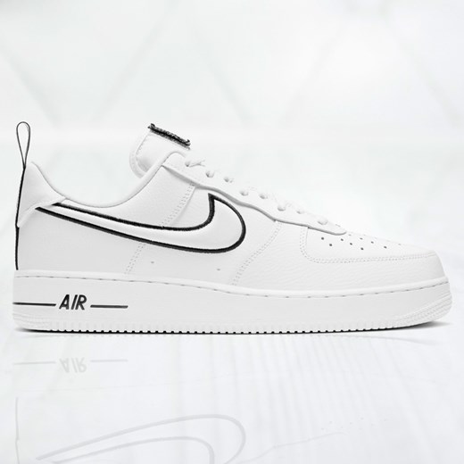 Buty sportowe męskie białe Nike air force skórzane sznurowane 