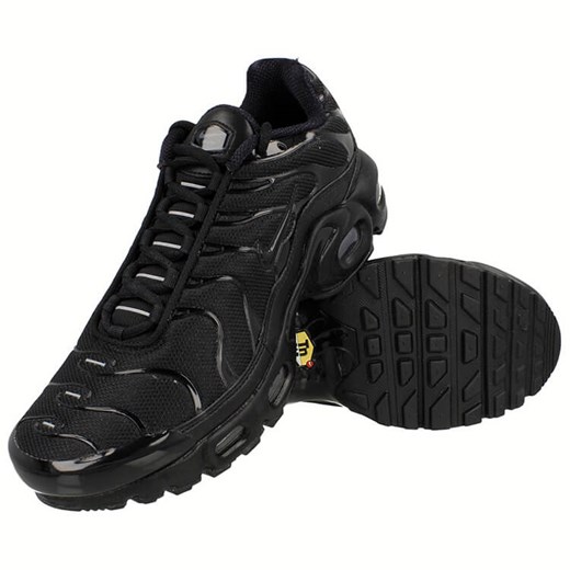 Buty sportowe damskie czarne Nike sneakersy płaskie sznurowane skórzane 