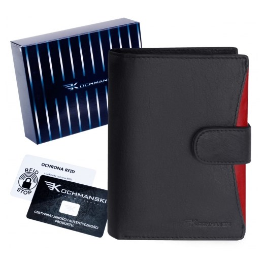 KOCHMANSKI skórzany portfel męski RFID 3252 Kochmanski Studio Kreacji® Skorzany
