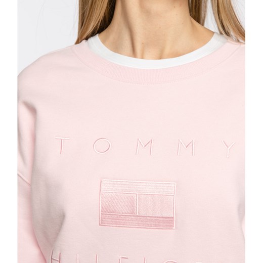 Tommy Hilfiger bluza damska krótka różowa 