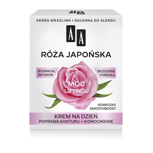 AA, Moc Roślin, Róża Japońska 60+ krem na dzień, Moc Liftingu, 50 ml smyk wyprzedaż