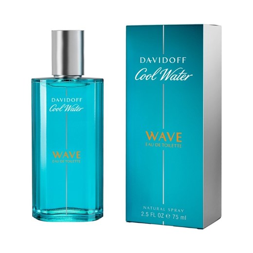 Davidoff, Cool Water Wave For Men, woda toaletowa w sprayu, 75 ml Davidoff okazyjna cena smyk