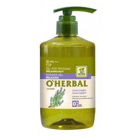 O'Herbal, Shower Gel Relaxing, żel pod prysznic relaksujący z ekstraktem z lawendy, 750 ml O'herbal smyk