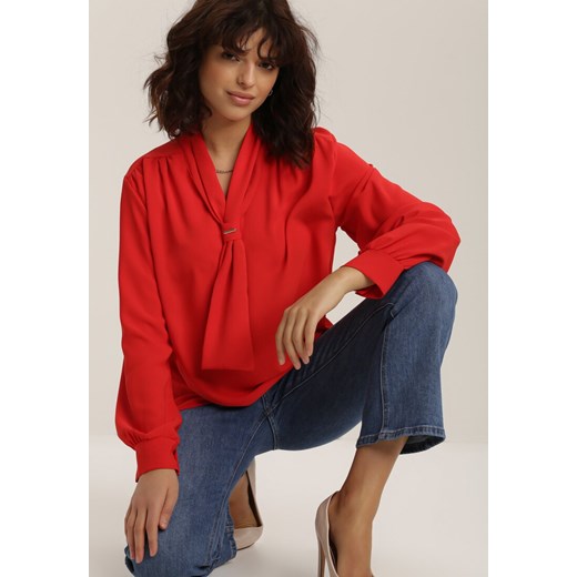 Czerwona Bluzka Kalicine Renee S/M Renee odzież