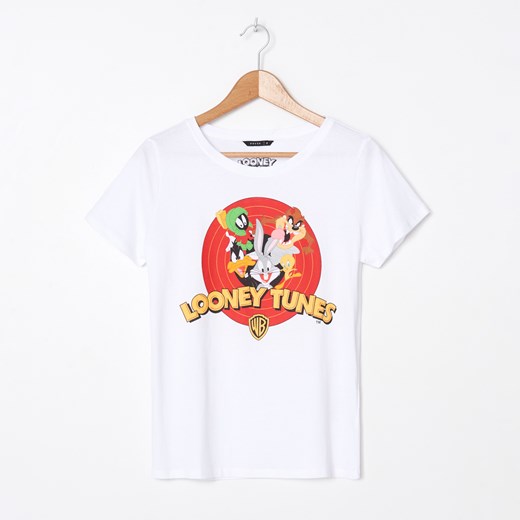 House - Koszulka Looney Tunes - Biały House L wyprzedaż House