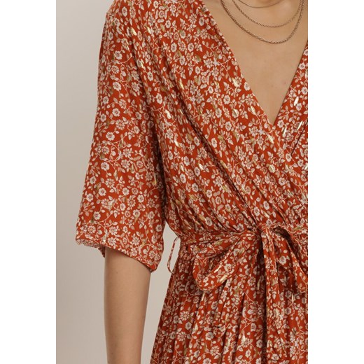 Łososiowa Sukienka Qinlenne Renee L/XL Renee odzież