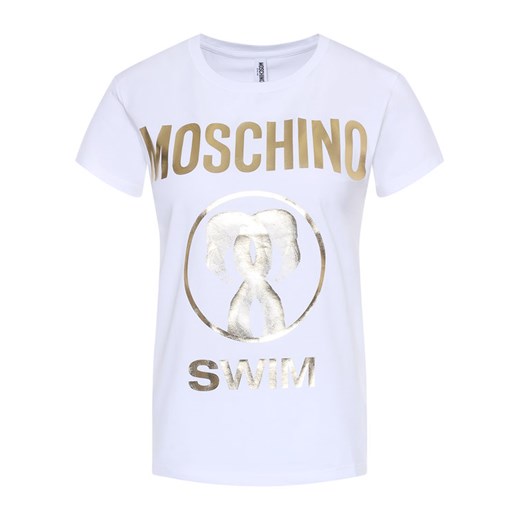 MOSCHINO Underwear & Swim T-Shirt A1906 2103 Biały Regular Fit L MODIVO wyprzedaż