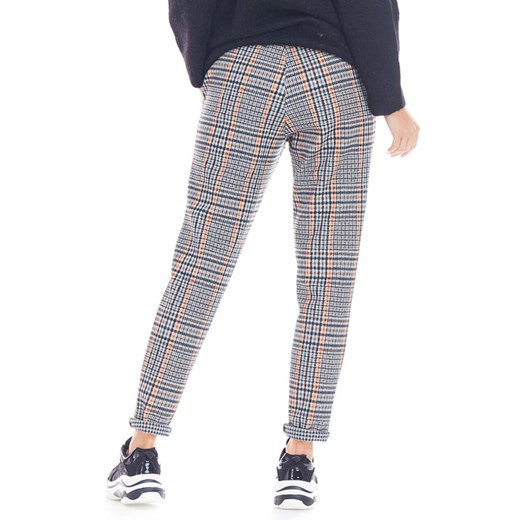Spodnie damskie AWAMA w kratkę 