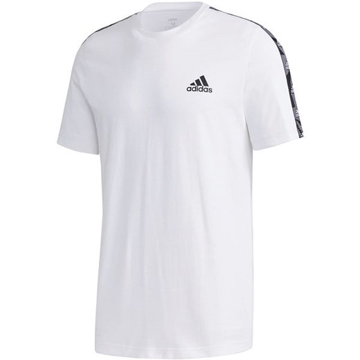Koszulka męska Essentials Tape Tee Adidas (biała) XL okazja SPORT-SHOP.pl