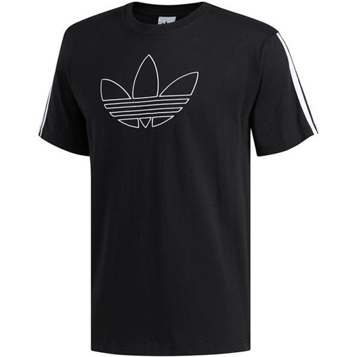 Koszulka męska Outline Trefoil Tee Adidas Originals (black) L promocja SPORT-SHOP.pl