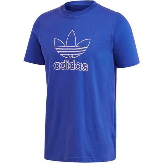 Koszulka męska Trefoil Logo Outline Tee Adidas Originals (royal blue) M wyprzedaż SPORT-SHOP.pl