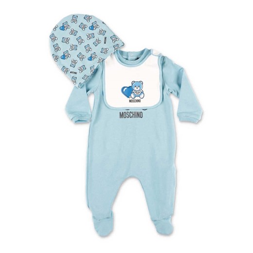 Odzież dla niemowląt Moschino niebieska jerseyowa 