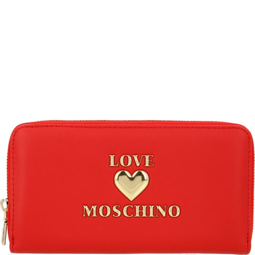 Czerwony portfel damski Love Moschino 