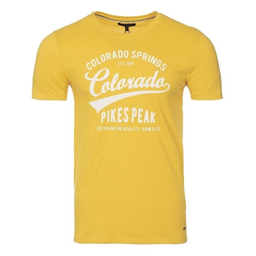 T-shirt męski Colorado Denim z napisem 