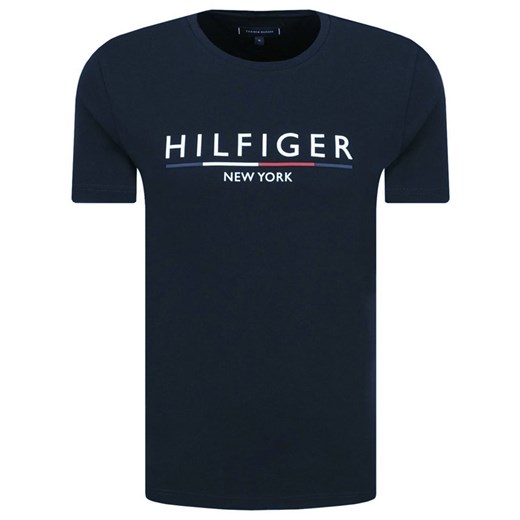 T-Shirt koszulka Tommy Hilfiger UNDERLINE Navy Tommy Hilfiger S wyprzedaż zantalo.pl