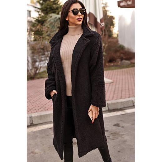 Płaszcz damski LATANA BLACK S Ivet Shop promocja