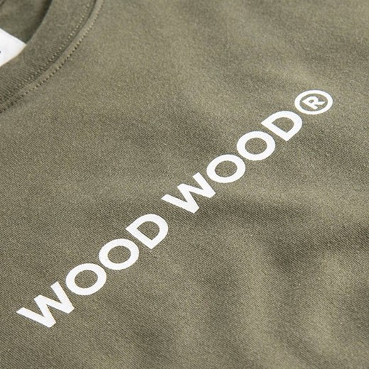 Koszulka męska Wood Wood Sami Logo T-Shirt 12115715-2491 DUSTY GREEN M sneakerstudio.pl
