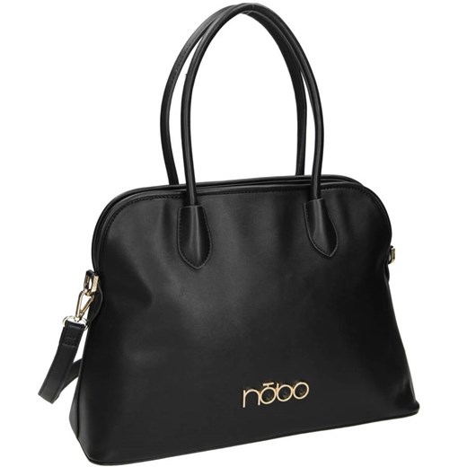 Shopper bag Nobo na ramię matowa ze skóry ekologicznej duża 