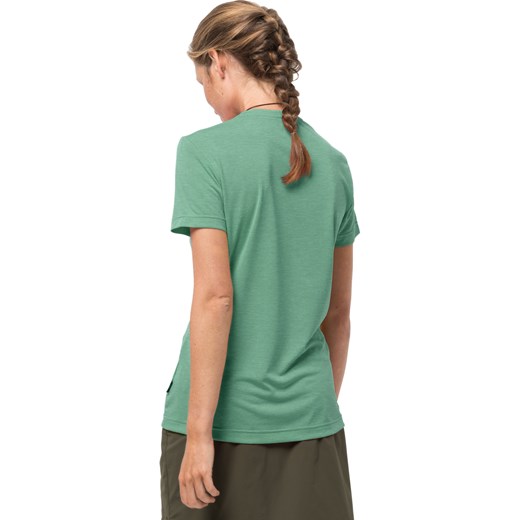 Koszulka damska CROSSTRAIL T WOMEN pacific green Autoryzowany Sklep Jack Wolfskin S okazyjna cena Jack Wolfskin