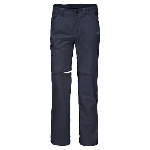 Spodnie SAFARI ZIP OFF PANTS K night blue Autoryzowany Sklep Jack Wolfskin 116 Jack Wolfskin okazyjna cena