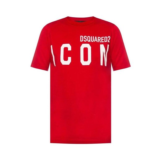 T-shirt męski czerwony Dsquared2 