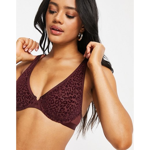 Aerie – Black Comfort – Jagodowy biustonosz-Fioletowy Aerie 75A Asos Poland