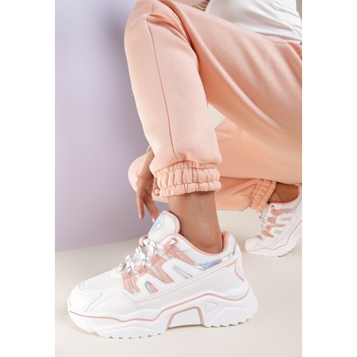 Buty sportowe damskie Renee sneakersy wiązane