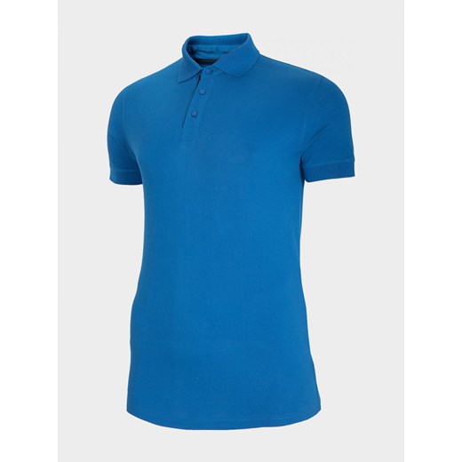 Koszulka polo męska TSM704B - niebieski Everhill L promocja OUTHORN