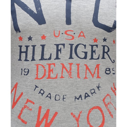 Koszulka Longsleeve  Hilfiger Denim NYC Grey Tommy Hilfiger S promocyjna cena zantalo.pl