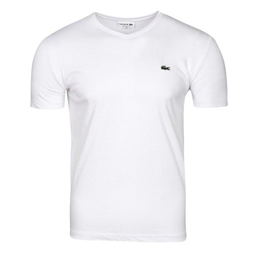 T-shirt męski koszulka Lacoste Biały Lacoste L okazyjna cena zantalo.pl
