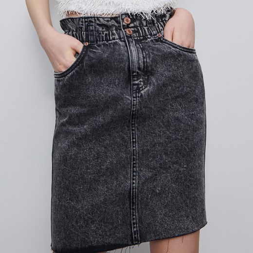 Reserved - Jeansowa spódnica - Szary Reserved 36 okazyjna cena Reserved