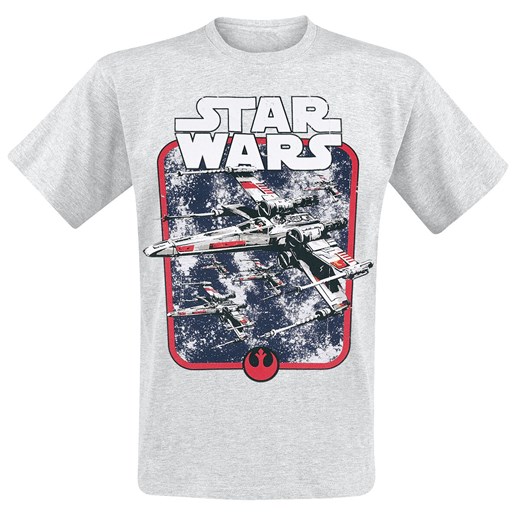 Star Wars - Red Squadron - T-Shirt - odcienie szarego L EMP