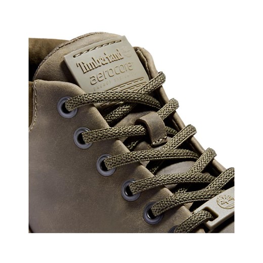 Buty zimowe męskie Timberland sznurowane sportowe beżowe skórzane 