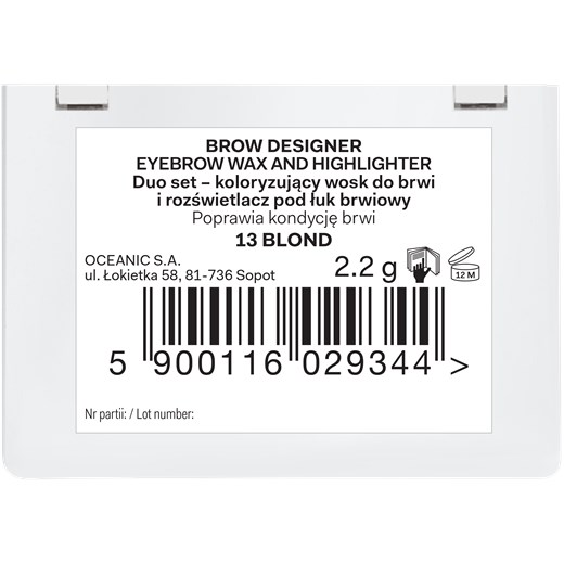 AA WINGS OF COLOR Brow Designer Eyebrow Wax And Highlighter