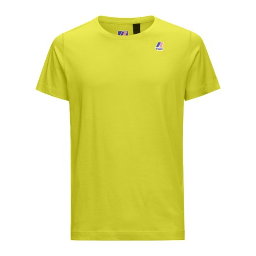 T-shirt chłopięce K-Way żółty z krótkim rękawem 