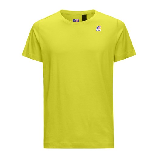 T-shirt chłopięce K-Way żółty z krótkim rękawem