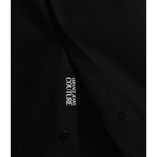 Koszula męska Versace Jeans z krótkim rękawem czarna 