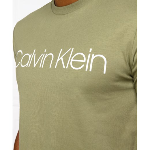 T-shirt męski Calvin Klein młodzieżowy z krótkimi rękawami wiosenny 