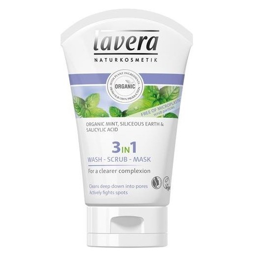 Lavera 3w1 do cery młodzieńczej, płyn do mycia, peeling, maska, 125ml Ekomea uniwersalny drogeriaolmed.pl