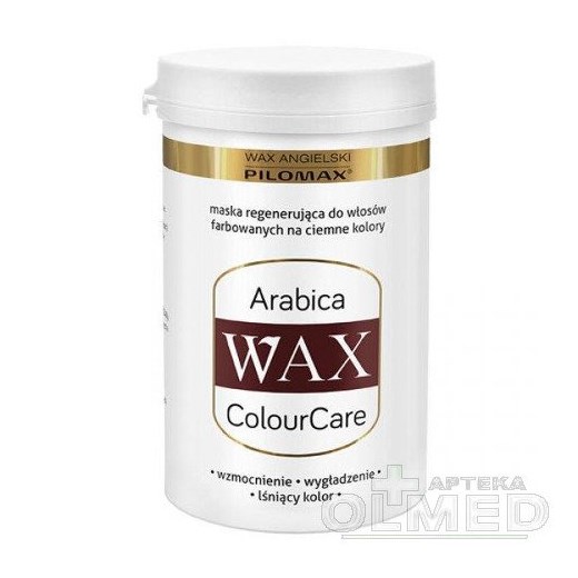 WAX ang Pilomax ColourCare Arabica maska do włosów farbowanych ciemnych - 240 ml Pilomax uniwersalny drogeriaolmed.pl