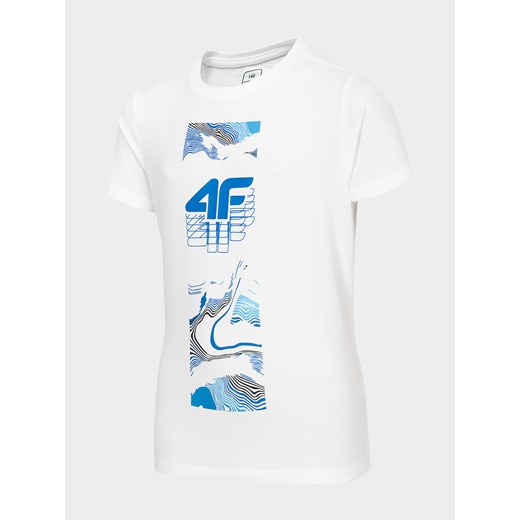 T-shirt chłopięcy (122-164) 140 promocyjna cena 4F