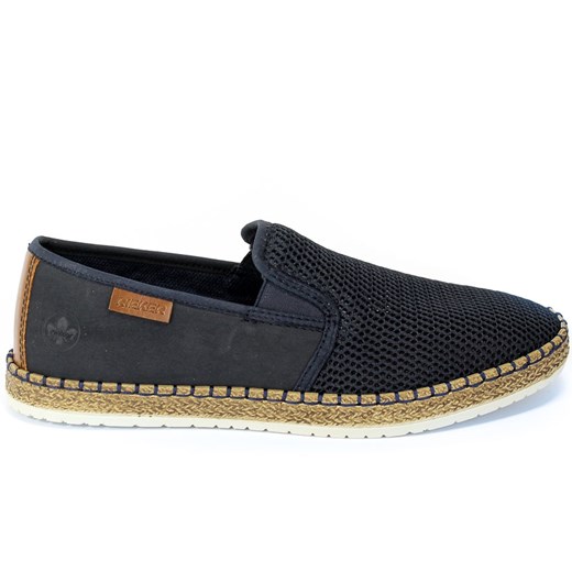 Espadryle męskie Rieker na jesień bez zapięcia 