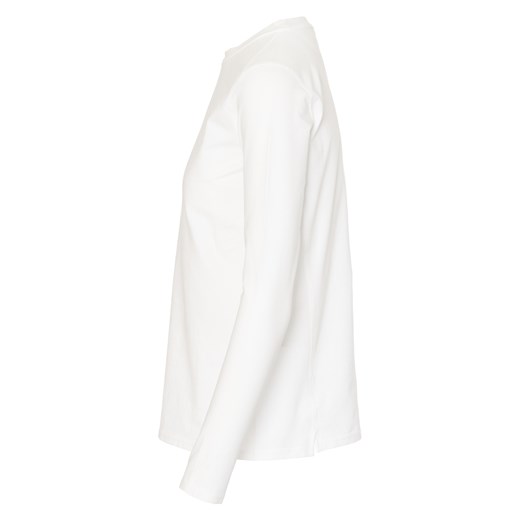 Bluzka damska biała ASPESI casual na wiosnę z okrągłym dekoltem 