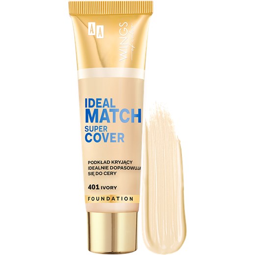 AA WINGS OF COLOR Ideal Match super cover 401 Ivory 30 ml Aa Wings Of Color Oceanic_SA