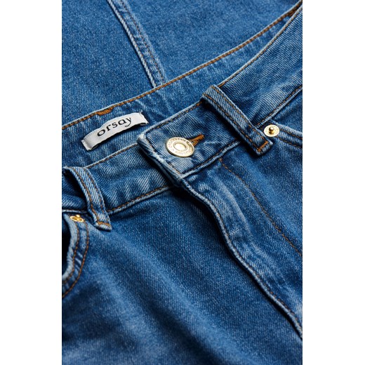 Niebieska spódnica ORSAY jeansowa midi 