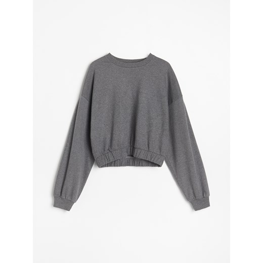 Bluza damska szara Reserved z bawełny 